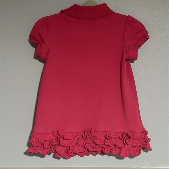 Preloved Ralph Lauren Casual Pink collar dress size 12M - Picture 2 of 10
